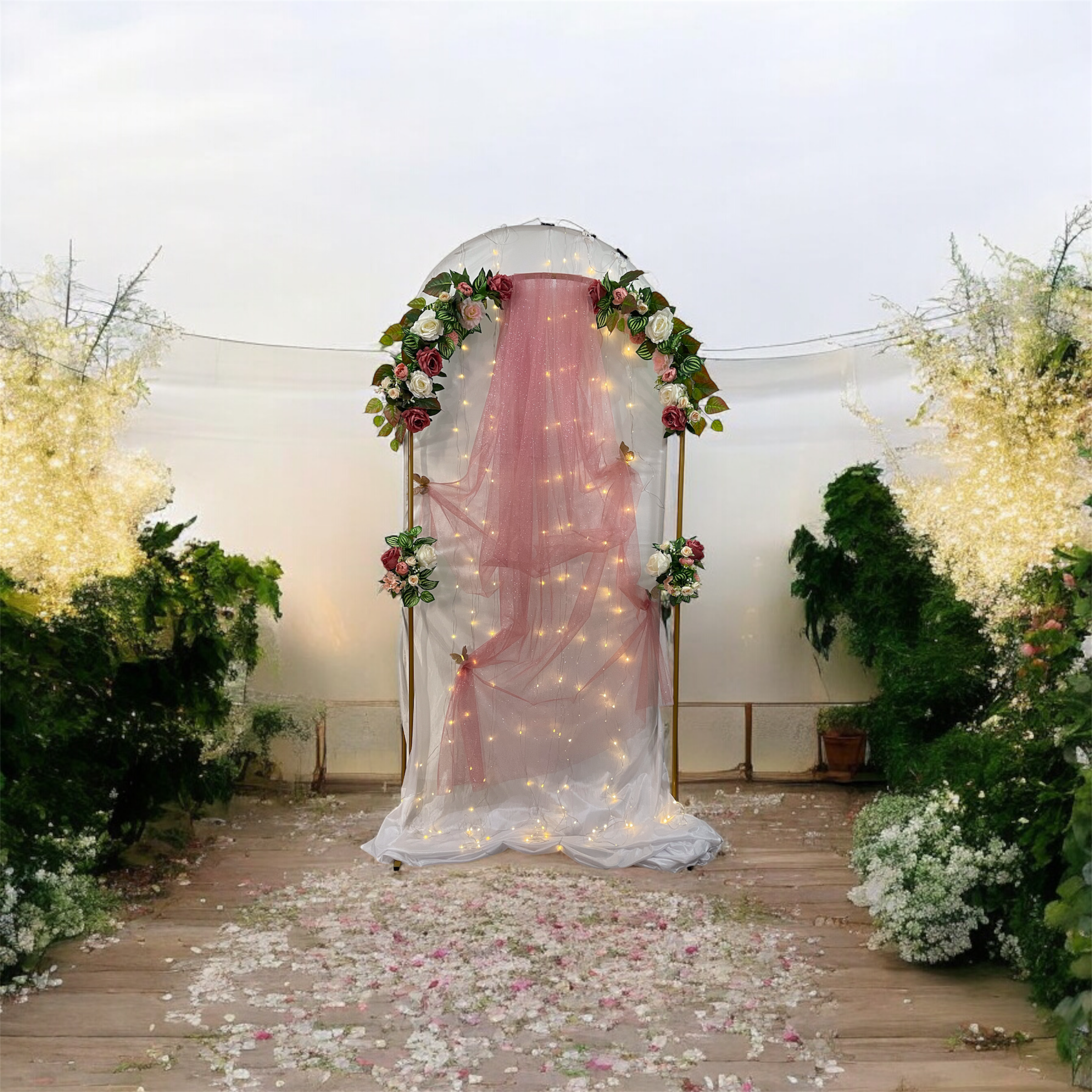 Mesa de dulces para bautizo